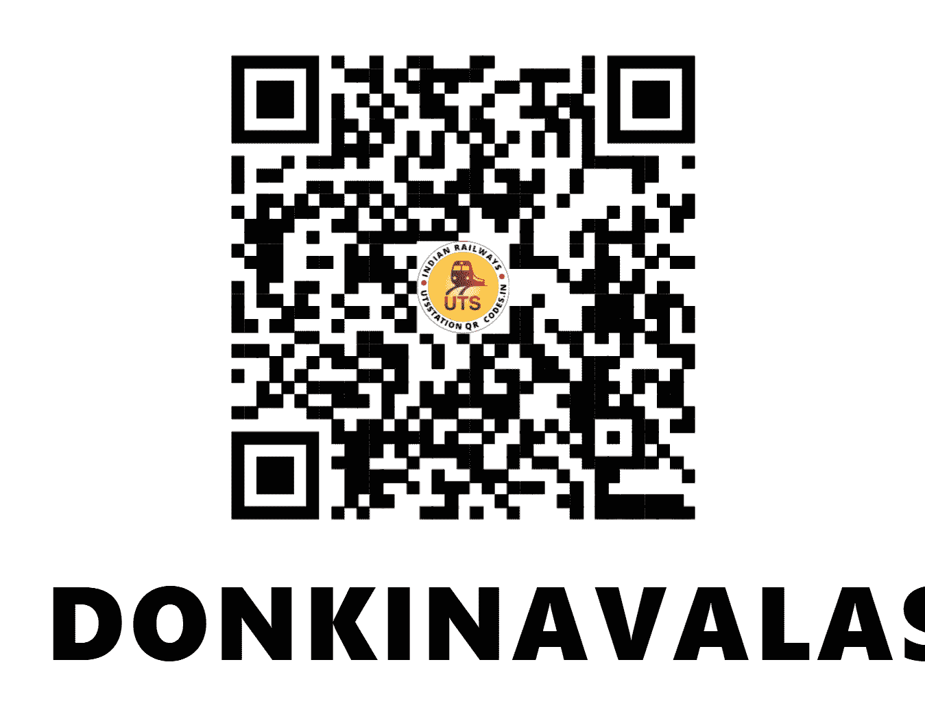 UTS QR Code for DONKINAVALASA - DNV (EO - ANDHRA PRADESH)